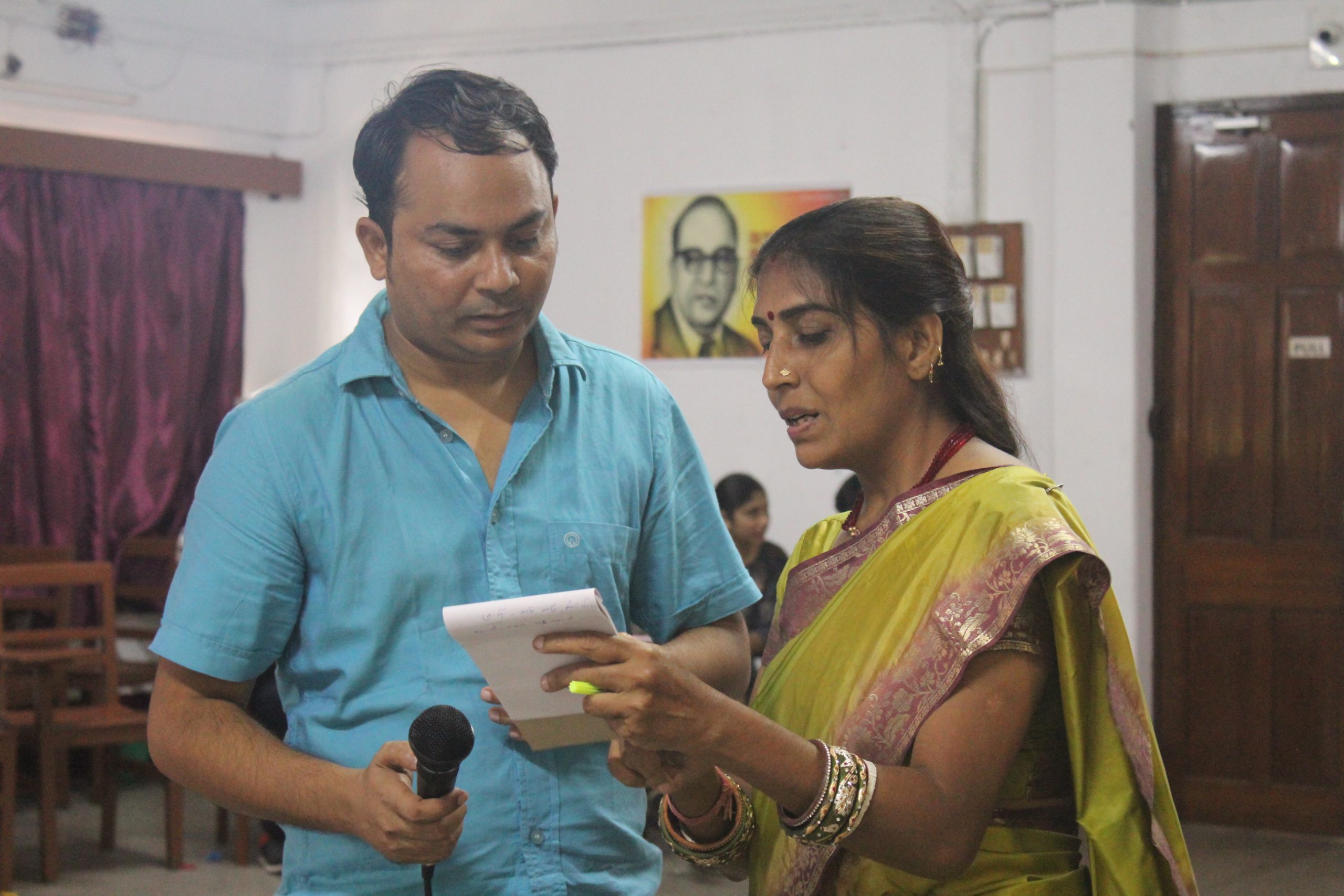 Vimal Kumar at a workshop for social activism - MSC